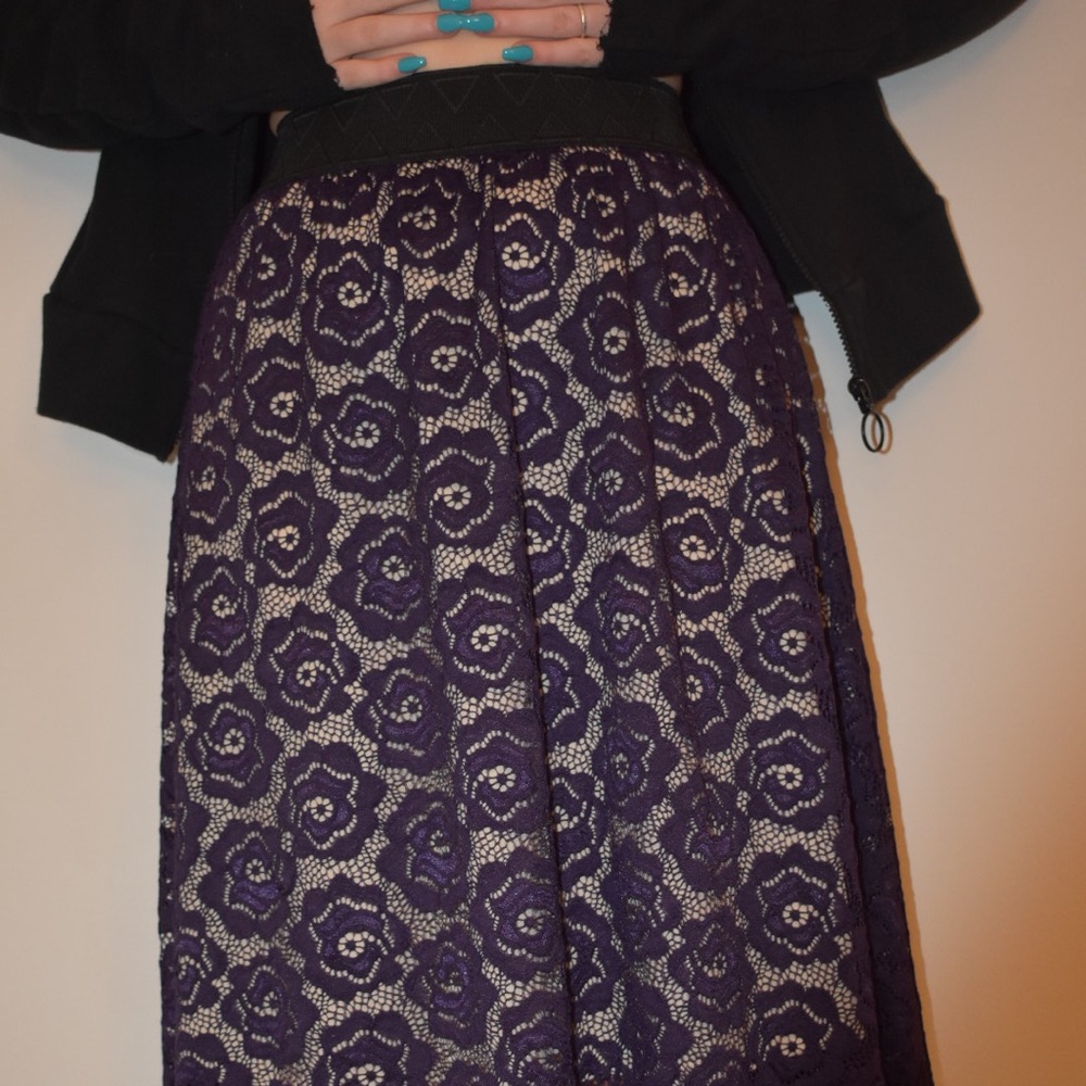 Purple lace Lola skirt